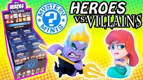 Disney Heroes vs Villains - Surprise Funko Mystery Minis Full Box Case ...