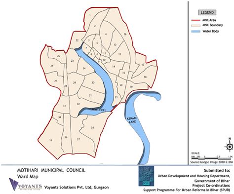 Motihari Ward Map PDF Download - Master Plans India