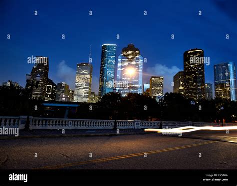 Downtown Houston Skyline Stock Photo - Alamy