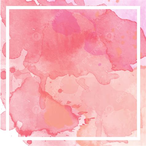 Pink Artistic Watercolor Background Vector, Watercolor, Watercolor Border, Watercolor Vector ...