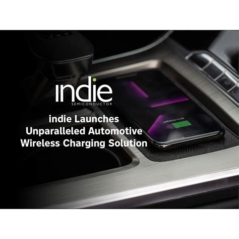 indie Semiconductor launches automotive wireless charging solution