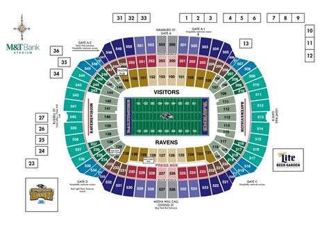 Denver Bronco Stadium Seating Map