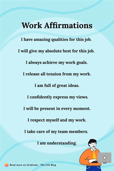45 Positive Work Affirmations For Career Success