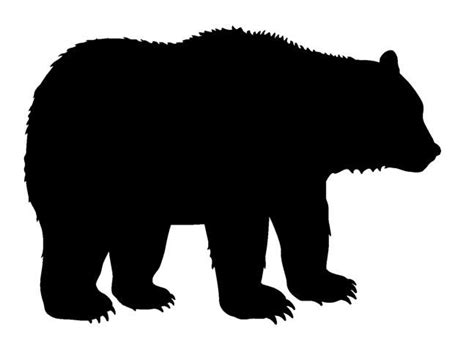 Grizzly Bear Silhouettes | Free download on ClipArtMag