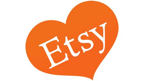 Etsy Logo Heart Design Vintage Marketplace PNG | PNG All