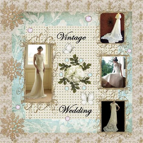 VINTAGE WEDDING | Digital Scrapbooking at Scrapbook Flair