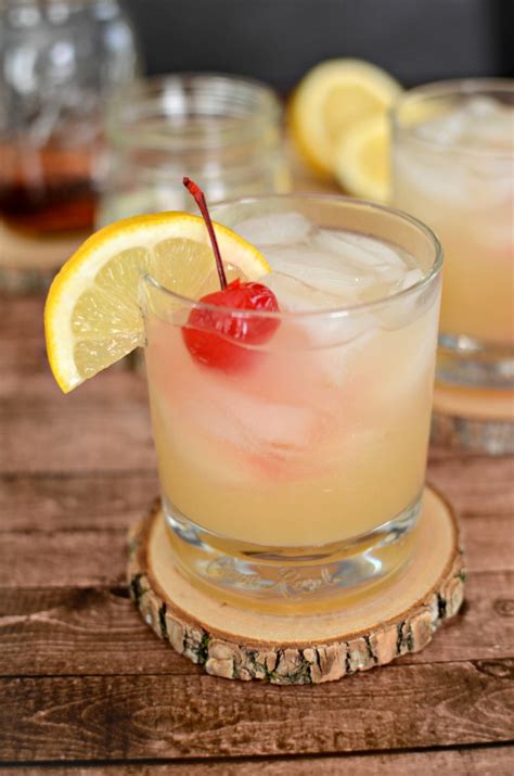 A Classic Whiskey Sour Cocktail