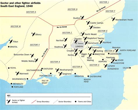 Battle Of Britain Map