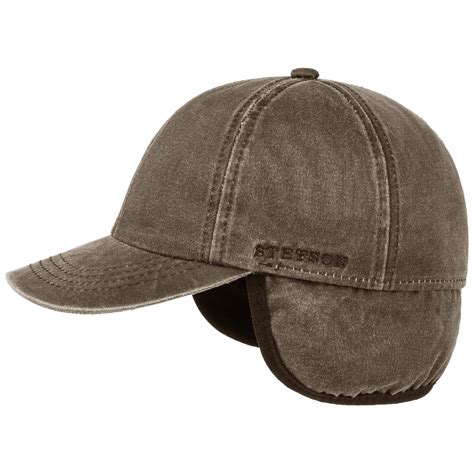 Köp Stetson Cotton Baseball Cap w. Ear Flaps hos Outnorth