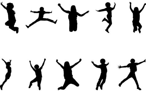 Kids Jumping Silhouette Images – Browse 18,028 Stock Photos, Vectors ...