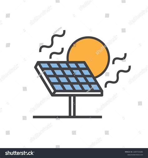 Solar Energy Vector Design Logo Solar Stock Vector (Royalty Free ...