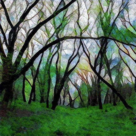 Surreal Trees Digital Art by Lisa Lemmons-Powers - Fine Art America