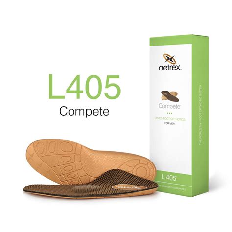 Men's Aetrex Insoles: L805 Train Orthotics with Metatarsal Support: Bur-Mar's Family Shoe Store