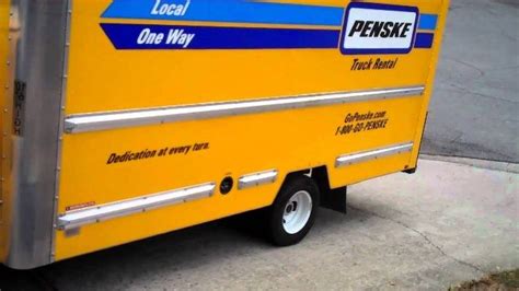 Penske Truck Sizes (12, 16, 22, 26 box truck dimensions&lift gate ...