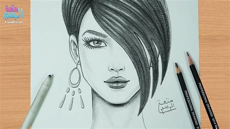 طريقة سهلة لرسم وجه فتاة للمبتدئين خطوة بخطوة | Book art drawings, Girl drawing sketches, Fall ...