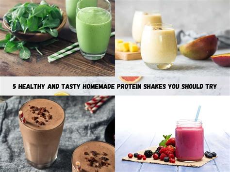 DIY homemade protein shakes