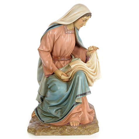 Nativity figurine wood pulp, Virgin Mary, 160cm (elegant dec.) | online sales on HOLYART.com