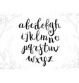 Hand drawn script alphabet letters written with a Vector Image