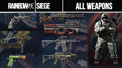 Rainbow 6 Siege - All Weapons/Camo/Operators/Gadgets (SHOWCASE ...