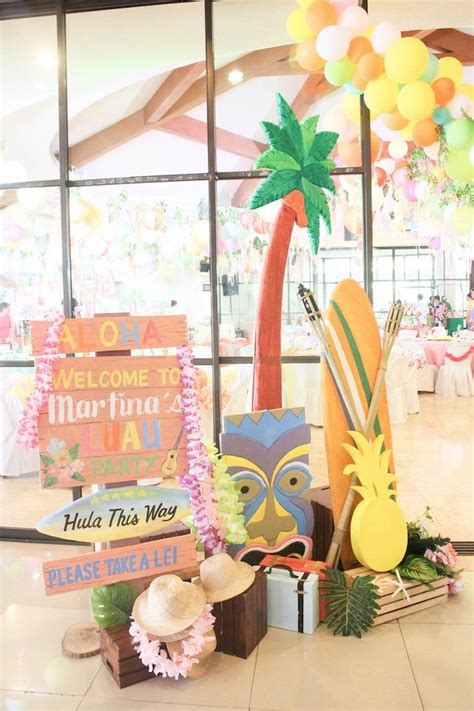 Martina’s Hawaiian Luau Themed Party – 1st Birthday | Party Doll Manila