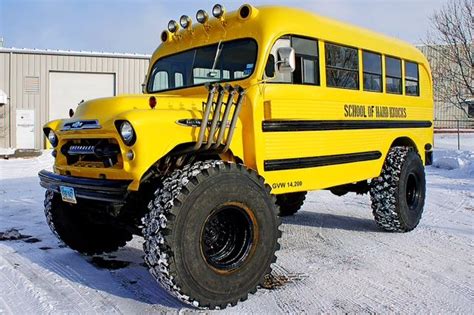 1957 Chevrolet Custom School Bus for Off-Road Adventures