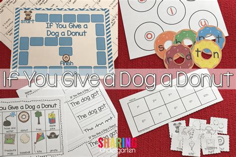 If You Give a Dog a Donut Activities and Fun - Sharing Kindergarten