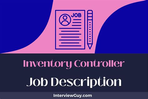 Inventory Controller Job Description [Updated for 2024]