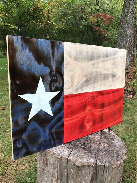 Texas Flag Texas Decor Texas State Flag Wood Texas Flag Wooden | Etsy ...