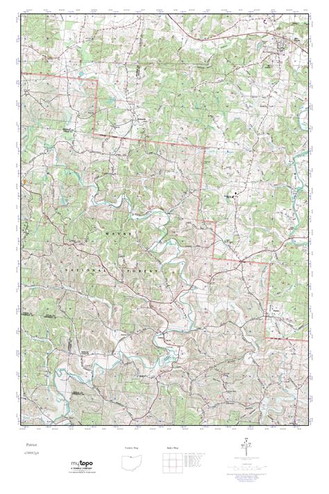 MyTopo Patriot, Ohio USGS Quad Topo Map