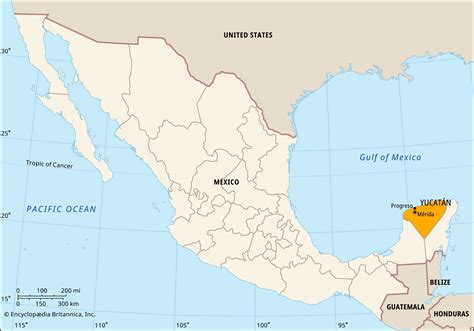 Progreso Yucatan Mexico Map - Dennie Guglielma