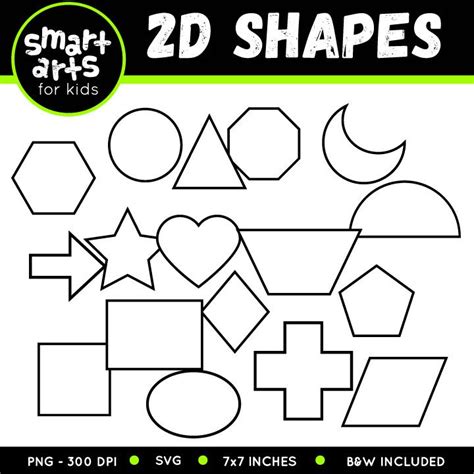 2D Shapes Clip Art - Educational Clip Arts and Bible Stories