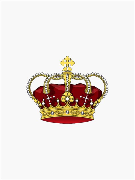 "The Royal Crown" Sticker for Sale by Ojasvviii | Redbubble