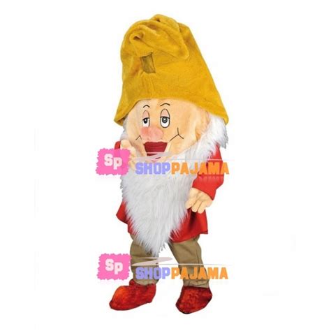 Lethargic Sleepy the Dwarf Mascot Adult Costume