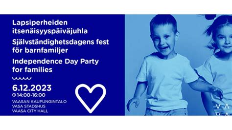 Finnish Independence day party for families at Vaasa City hall | Vaasa