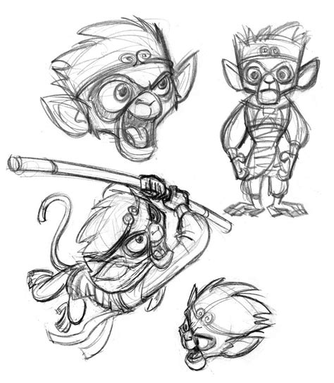 Monkey King_development by tombancroft on DeviantArt