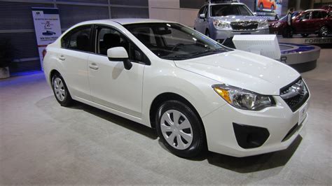 2013 Subaru Impreza White At The 2013 Canadian Int Auto Show Toronto - YouTube