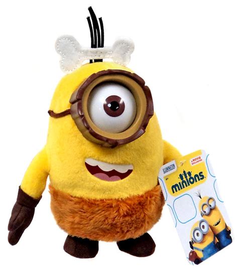 Despicable Me Minions Movie Caveman Minion 5 Plush Cro-Minion Think Way ...