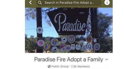 'Paradise Fire Adopt a Family' connects Camp Fire survivors with donors ...