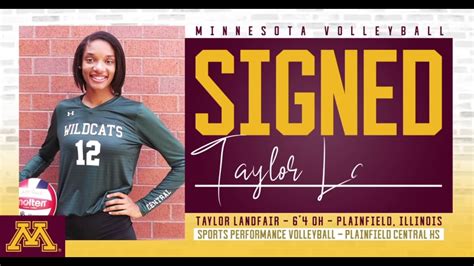 VB Signee: Taylor Landfair - YouTube