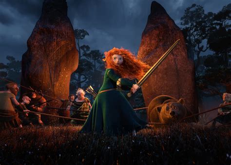 Fighting the bear in Brave | Filme brave, Personagens pixar, Brave