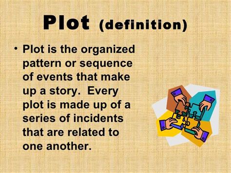 Plot (definition) Plot is the organized pattern or sequence of events ...