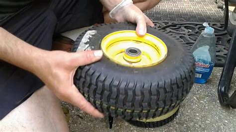 Lawn Tractor Tire Repair