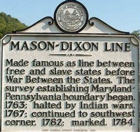 The Mason Dixon Line History | American history timeline, Black history ...