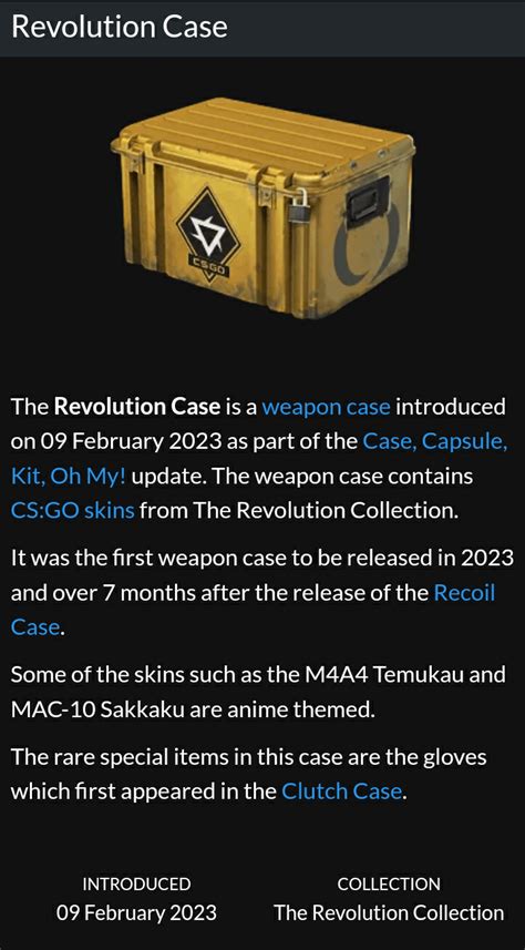 valve released a case called the " revolution case " a few days ago, coincidence ? i think not ...