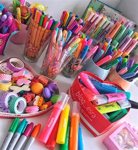 Pin on Pens, highlighters, pencil cases