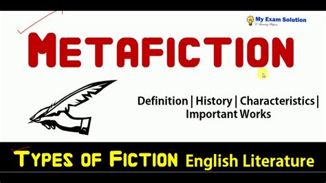 Metafiction ( हिंदी ) | M.A English Literature | IGNOU, DU - YouTube