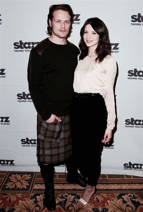 HidingInPlainSight — a-storytoldby: Sam Heughan and Caitriona Balfe...