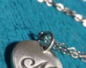 Items similar to Letter M, Letter J, .925 Sterling Silver Stamped Initial Letter Personalized ...