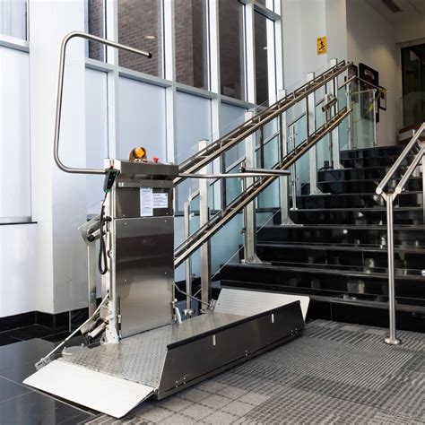 Delta straight run stairs inclined lift for commercial or home use | Savaria Accessibility Products