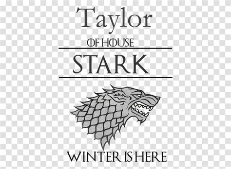 Download Hd Back Design House Stark Logo Game Of Thrones Stark Logo ...